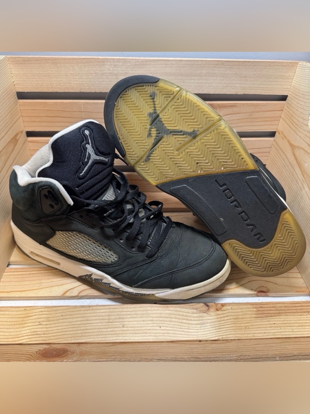 Air Jordan 5 V Retro Oreo 2013 [136027-035] Black Sneakers Shoes Men's Size 12